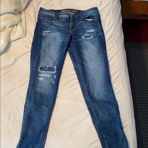 American eagle ripped jeans
